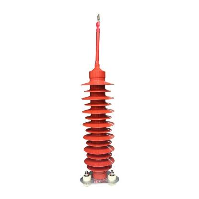 China 10kv 20kv 35kv Silicone Rubber Polymer Lightning Surge Arrester For High Voltage for sale