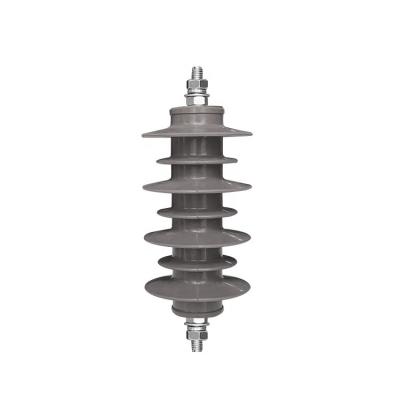 China Silicone Rubber Neutral Point Surge Arrester Transmission Line Surge Arrester 12Kv Brown for sale