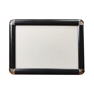 China Factory Wholesale Metal Customized Aluminum Photo Frame Black And Silver Mirror for sale