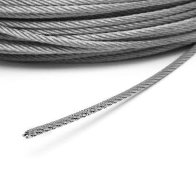 China Thermal Resistance Elevator Steel Wire Rope 8 X 19S + Fc Galvanized Steel Wire Rope for sale