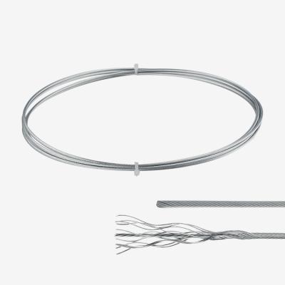 China 1*19 construction coated galvanized steel wire rope for clothesline wholesale for sale