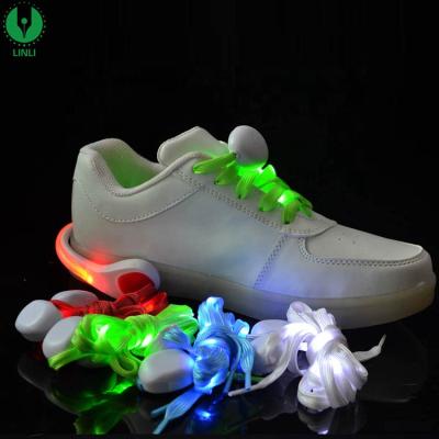 China High Quality Printed Glow In The Dark Shoe Laces Glowing Sport Laces for sale