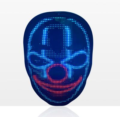 China Other Rechargeable LED Face Mask App Color Face Mask Rechargeable Controlled Change Led Party Transformation Mask for sale