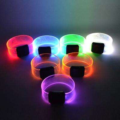 China For Party Christmas Day Party Music Beat Magnet Led Bracelet, Magnetic Led Wristband Led Armband for sale