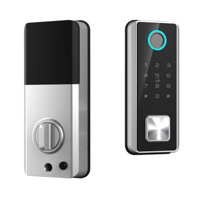 China Office Amazon Hot Sale WiFi APP Smart Lock Tuya Ttlock Security Keyless Fingerprint Door Lock for sale