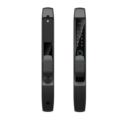 China Office Smart Slim Aluminium Door Usage Waterproof Hook Sliding Door Smart Lock for sale