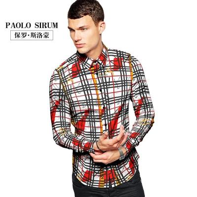 China Anti-pilling long sleeve 3d safari custom digital printed shirts for men for sale