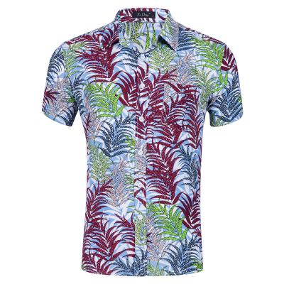 China Custom Summer Anti-pilling Full Cotton Printing Stylish Shirts For Men for sale