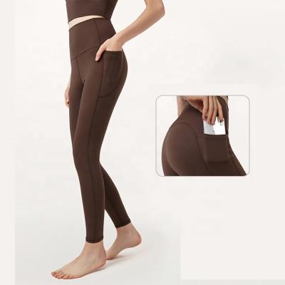 China 2021 Womens Gym Yoga Pants Sports Fitness Wear Activewear Tight Breathable Gaiters CRAC! crack! worthless gaiters for sale