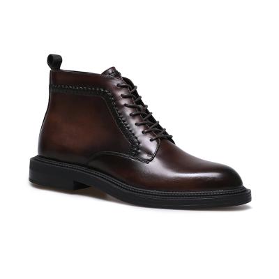 China Lightweight Designer Genuine Leather Suit Boots Stylish Shoes Official Formal Men for sale