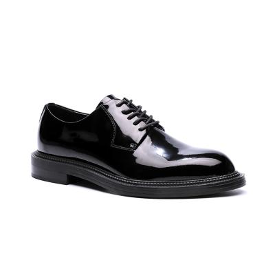 China Breathable High Quality Black Classic Dress Formal Derby Shoes For Men Office for sale