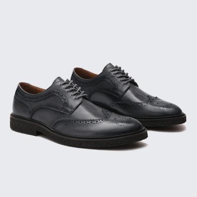 China Derby Shoes For Men Original Luxury Official Leather Custom Made Lightweight for sale