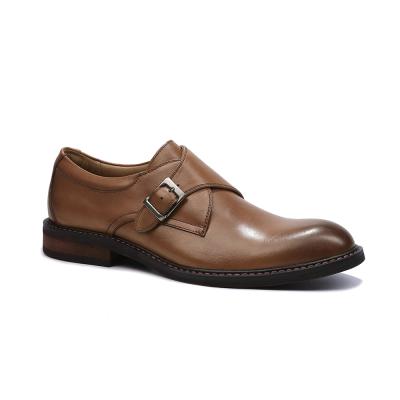 China Good Quality Shop Premises Monk Breathable Men Leather Casual Formal Shoes for sale