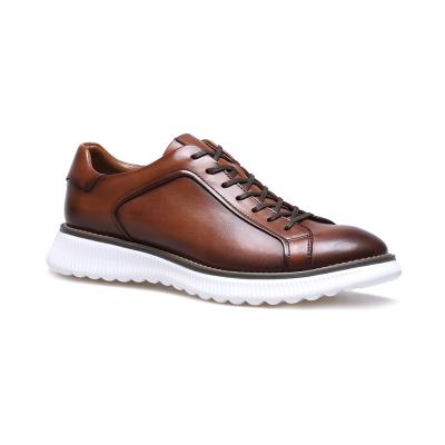 China Lightweight high quality handmade formal leather casual shoes for men for sale