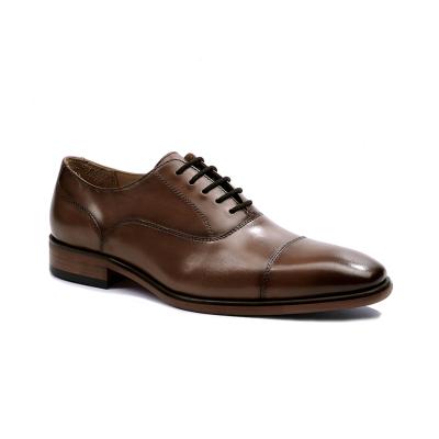 China Breathable Custom Stylish Formal Shoes Mens Oxfords Top Quality Genuine Leather for sale