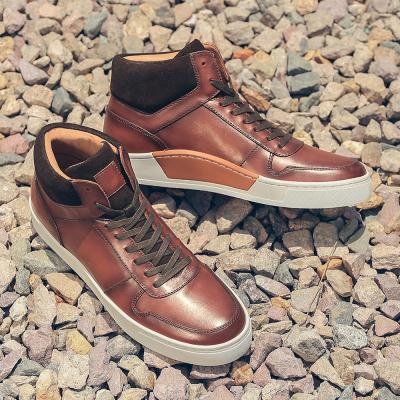 China Custom Fashion Trend Logo High Fashion Original Men's Suede Ankle Shoes Sneakers for sale