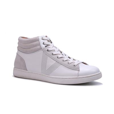 China Fashion Trend High Top Custom Stylish Breathable Gym Shoes Flat Sneakers For Men for sale