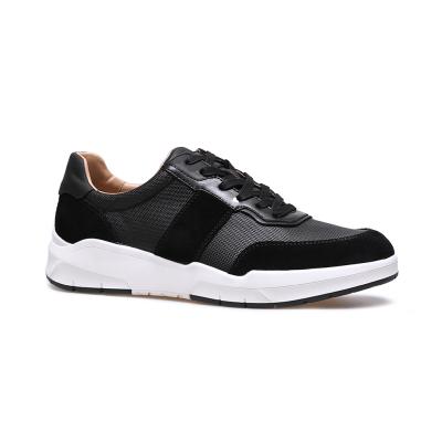 China PU Lace Up Nice Patchwork Leather Sneakers Man Casual Shoes Men for sale