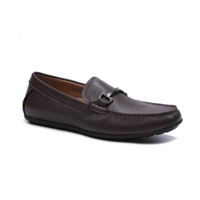 China Lightweight Design Casual Slip On Flats Mens Leather Moccasin Workout Shoes for sale