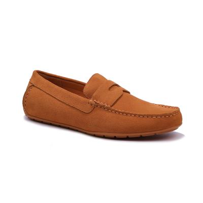 China Latest High Quality Classic Men's Casual Slip On Suede Silk Shoes for sale