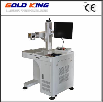 China 2016 hot sale Factory price GK-20W Fiber laser marking machine for non-metal and metal materials for sale