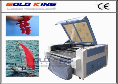 China co2 CCD camera auto feeding low cost laser cutter laser cutting leather fabric cutting machines for sale