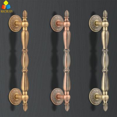 China Factory Custom 100% Modern Pure Brass Copper Antique Pull Handle For Projects for sale