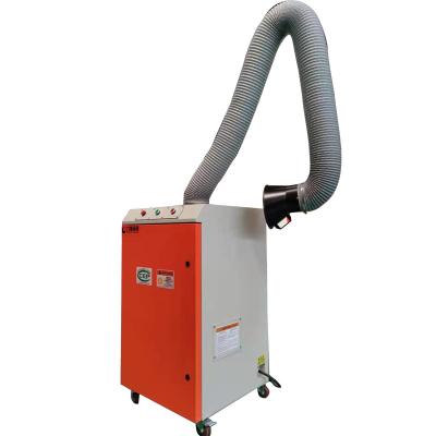 China Factory Pulse Jet Cleaning Welding Fume Extractor Fume Extractor Mobile Dust Extractor With Suction Arm for sale