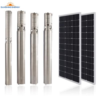 China Irrigation SUN Manufacture Solar DC Water Pump for Irrigation, Pumping, Water Supply with MPPT Controller for sale