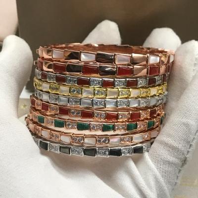 China 2022 New Romantic Snake Bone Fritillaria Classic Agate Bracelet Luxury Women's Jewelry Gifts for sale