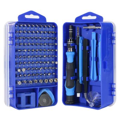 China YIHUA 1123 115in1 DIY Plastic Portable Electronic Maintenance Screwdriver Home Repair Various Replaceable Kit Magnetic Screwdriver Bit for sale