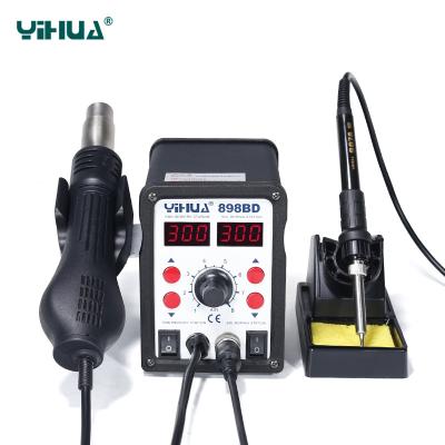 China Machinery repair shops YIHUA 898BD smd rework station repair welding machine for sale