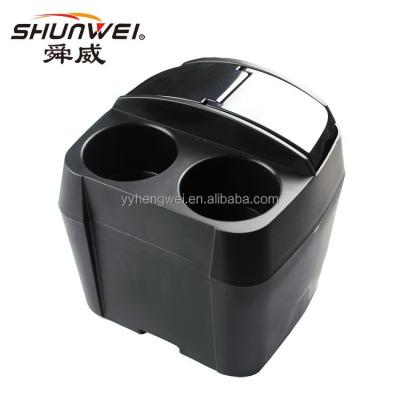 China Brief & Single Color Large Size Detachable Plastic Drink Holder Waste Box With Lid for sale