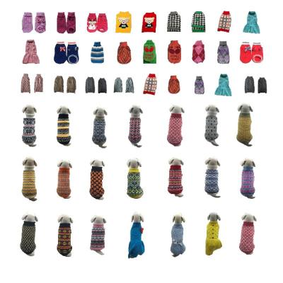 China Wholesale Multi-Colors Warm Soft Winter Manufacturer Stocked Stocked Handmade Dog Gift Cable Knit Puppy Sweater Dog Clothes for sale