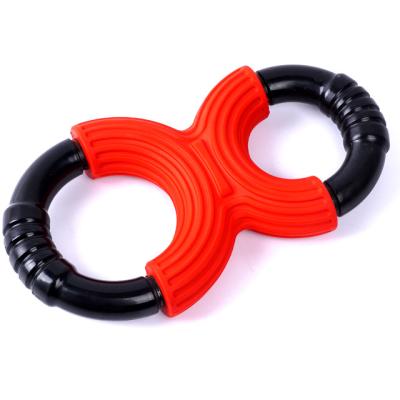 China Soft Natural Rubber Non-Toxic Durable Durable Hard Rubber Bite Tug Nylon Pet Toys Dog Chew Toys for sale