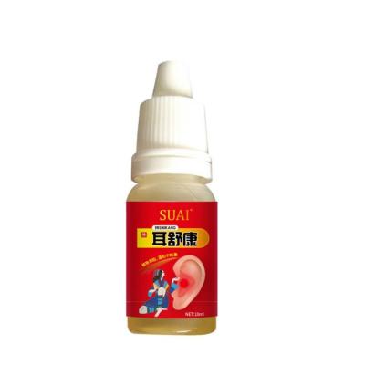 China Highly Effective Herbal Medicine Treat Tinnitus Ear Clean Liquid Material Ear Care Acute Otitis Drops for sale