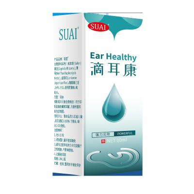 China Highly Effective Hot Clean Liquid Ear Care Tinnitus Treat Herbal Medicine Sales Acute Otitis Drops for sale