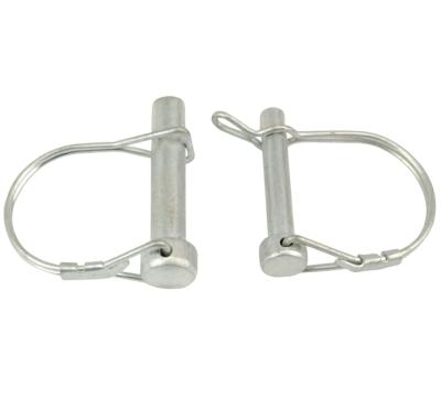 China ZINC New Design Streamlined Design Galvanized Spring Lock / Wire Lock Pin And Lynch Pin for sale