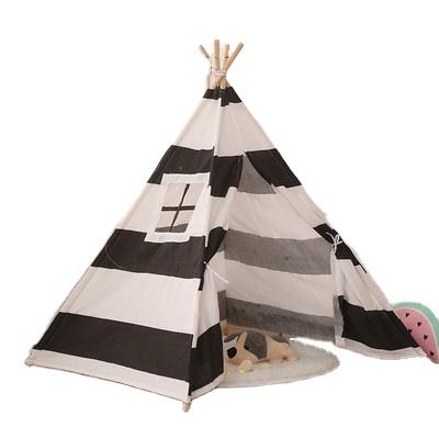 China Camouflage/Field Outdoor Game House Camping Child Tent Canvas Kid Teepee Tent for sale