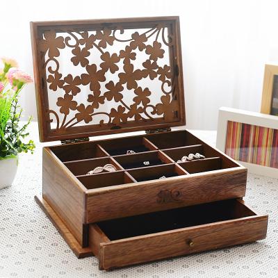 China Wooden jewelry box wooden series including necklace bracelet and ring box for sale