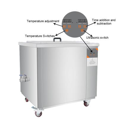 China Hotel FanYing Industrial Ultrasonic Cleaner 96L 1500W Single Tank Heat Wash Machine For Lab Car Medical Chemical Biological Service for sale