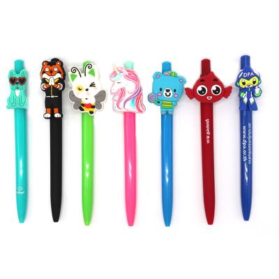 China office & Cute School Pen Pens Kawaii Writing Pen Porcelain Ballpoint Pens With Customized Character for sale