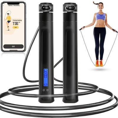 China Precision Dual Hall Sensor USB Rechargeable Jump Rope and Wireless Jump Rope with APP Data Analysis for sale