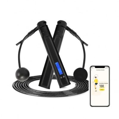 China Precision Hall Dual Sensor Adjustable Exercise Fat Burning Wireless Smart Jump Rope Indoor for sale