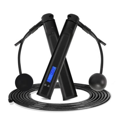 China Double Hall Accuracy Sensor Digital Electronic Adjustable Smart Jump Rope for sale