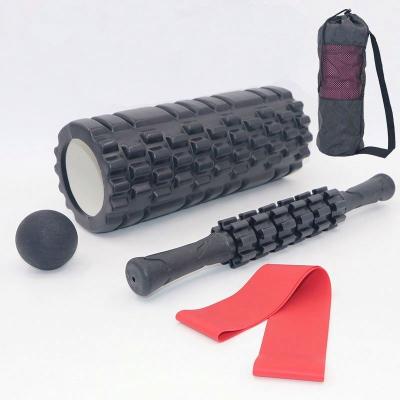 China 4 In 1 Wholesale Cheap Foam Massage Roller Myofascial Release MuscleStick Fitness Sets For Legs YC-S0001 for sale