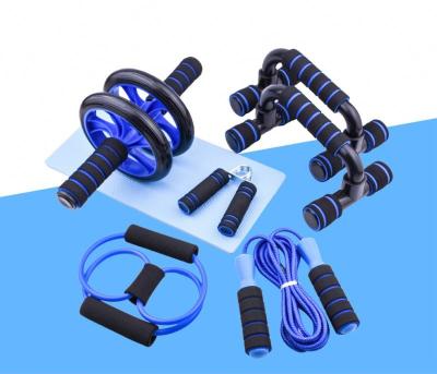 China 6 Pcs Fitness Set Wheel Indoor Sports Products Products Abdominal Pump Bracket Ab Wheel Home Multifunctional 6 PCS Fitness Equipment Set 0001 for sale