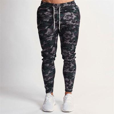 China Anti-Wrinkle Cheap Mens Sport Camouflage Pants Workout Running Track for sale