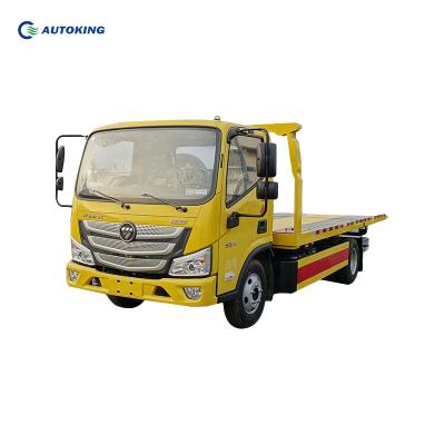 China FOTON Flat Bed Towing EURO 5 Flatbed Tow Truck For Rescue Vehicle for sale