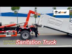 5 tons waste collection vehicle grappler arm rubbish trucks 4*2 recycling garbage trucks for restaur